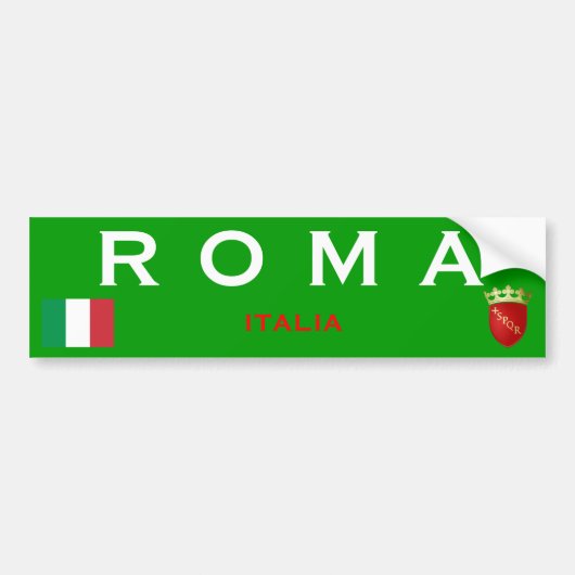 Italië - Roma-Bumpersticker Bumpersticker (Voorkant)