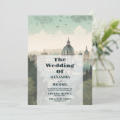 Italië Rome Bestemming Bruiloft Kaart (Staand voorkant)