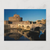Italië, Rome, Castel Sant'Angelo en de rivier de Briefkaart (Voorkant)