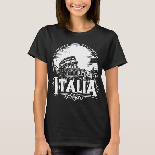 Italië Rome Colosseum T-shirt (Voorkant)