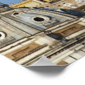 Italië, Rome. Italiaanse vlag Poster (Hoek)