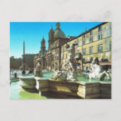  Italië, Rome, Piazza Navonna Briefkaart (Voorkant)