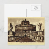 Italië, Rome, Roma, Castel Santa ANgelo Briefkaart (Voorkant / Achterkant)