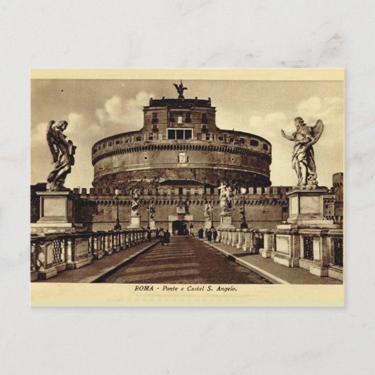 Italië, Rome, Roma, Castel Santa ANgelo Briefkaart (Voorkant)