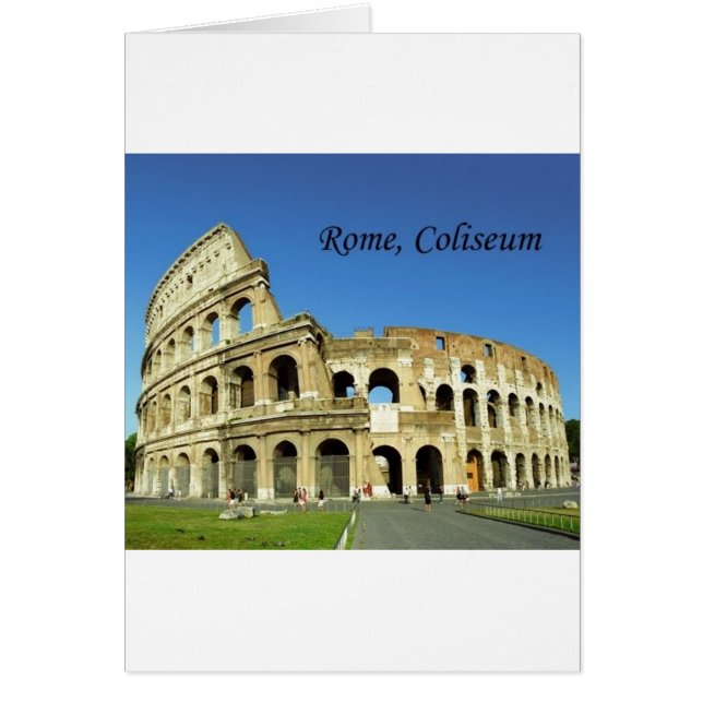 Italië, Rome, Roman Coliseum (St.K.) (Voorkant)