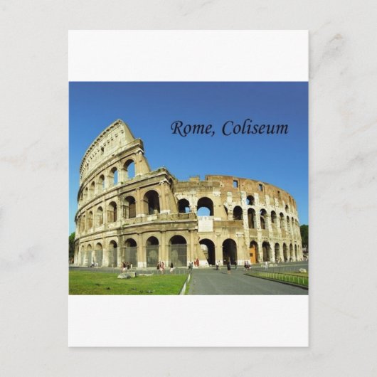 Italië, Rome, Roman Coliseum (St.K.) Briefkaart (Voorkant)