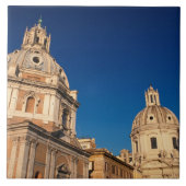 Italië, Rome, Santa Maria di Loreto kerk en Tegeltje (Voorkant)