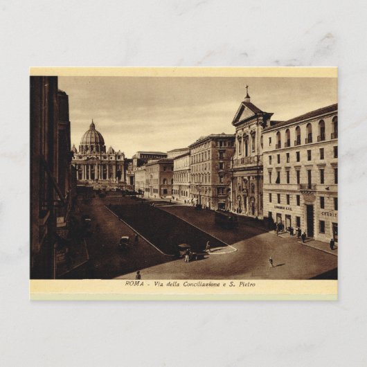 Italië, Rome, Sint-Pater Basilica Briefkaart (Voorkant)