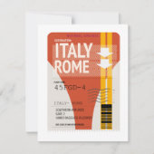 Italië Rome vakantie ticket (Voorkant)