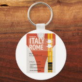 Italië Rome vakantie ticket Sleutelhanger (Voorkant)