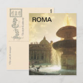  Italië, Rome, Vaticaan, St Peter's Briefkaart (Voorkant / Achterkant)