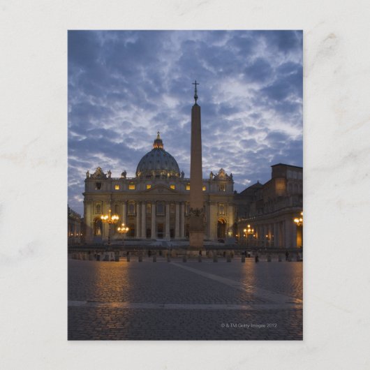 Italië, Rome, Vaticaanstad, St. Peter's Basilica Briefkaart (Voorkant)