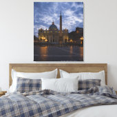 Italië, Rome, Vaticaanstad, St. Peter's Basilica Canvas Afdruk (Insitu (Slaapkamer))