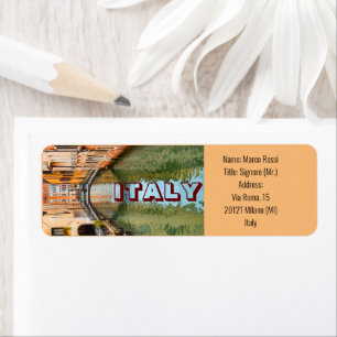 Italië Rome Venetië Canals Gebouwen pittoresk Etiket