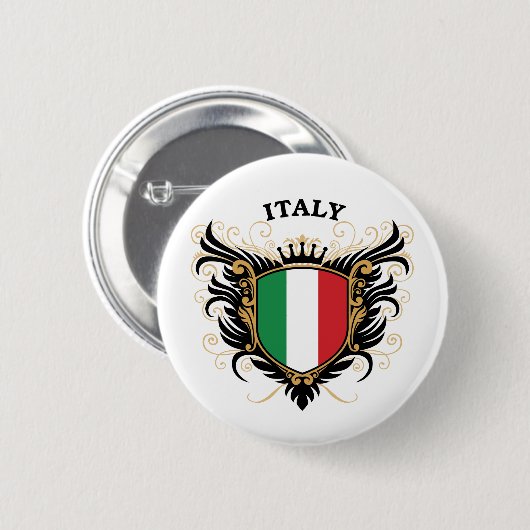 Italië Ronde Button 5,7 Cm (Voorkant /achterkant)