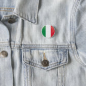 Italië Ronde pictogramvlag Button 3,2 Cm (In situ)