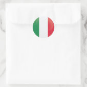 Italië Ronde pictogramvlag Ronde Sticker (Tas)