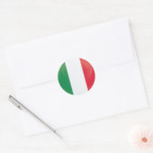 Italië Ronde pictogramvlag Ronde Sticker (Envelop)