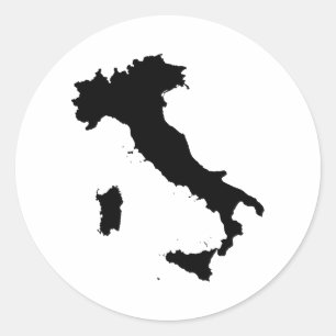 Italië Ronde Sticker