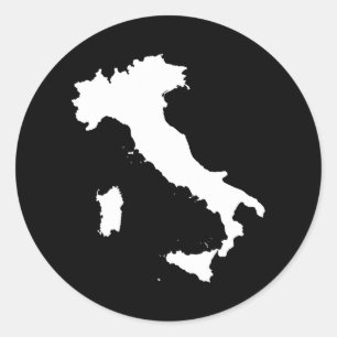 Italië Ronde Sticker