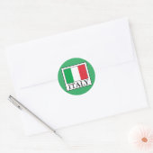 Italië Ronde Sticker (Envelop)