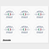 Italië Ronde Sticker (Vel)