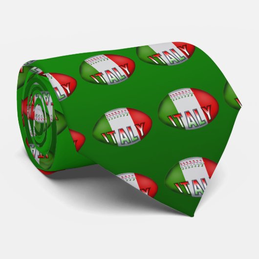 Italië Rugby Ball Stropdas (Opgerold)
