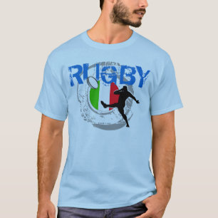 Italië Rugby Fans T-Shirt Kick