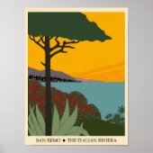 Italië San Remo Vintage Revel Poster (Voorkant)