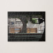 Italië, Sardinië, Bosa. Straatdetails. Legpuzzel (Horizontaal)