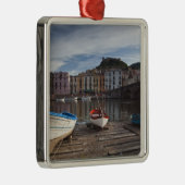 Italië, Sardinië, Bosa. Temo River en Ponte Metalen Ornament (Rechts)