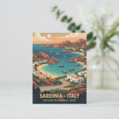 Italië Sardinië Briefkaart (Staand voorkant)