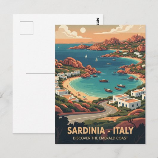 Italië Sardinië Briefkaart (Voorkant / Achterkant)