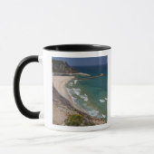 Italië, Sardinië, Buggerru. Buggerru strand en Mok (Links)