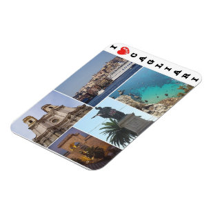 Italië - Sardinië - Cagliari - I Love Magneet