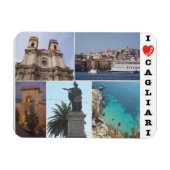 Italië - Sardinië - Cagliari - I Love Magneet (Horizontaal)