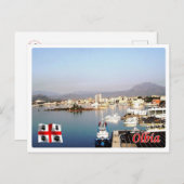 Italië - Sardinië - Olbia - Oude haven - Briefkaart (Voorkant / Achterkant)