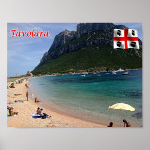 Italië - Sardinië - Olbia - Poster