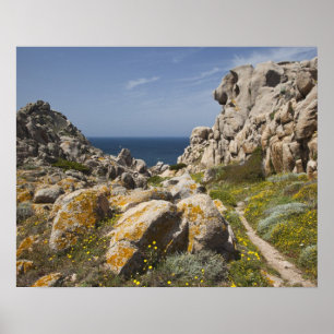 Italië, Sardinië, Santa Teresa Gallura. Capo 2 Poster