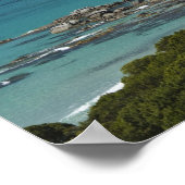 Italië, Sardinië, Solanas. Beach. Poster (Hoek)