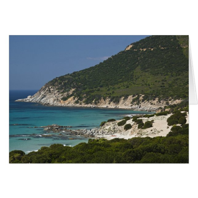 Italië, Sardinië, Solanas. Strand. (Voorkant Horizontaal)