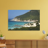 Italië, Sardinië, Solanas. Strand. Canvas Afdruk (Insitu (Woonkamer))