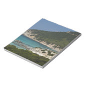 Italië, Sardinië, Solanas. Strand. Notitieblok (Linkerzijde)
