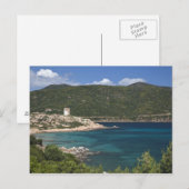 Italië, Sardinië, Teulada. Spaanse toren. Briefkaart (Voorkant / Achterkant)
