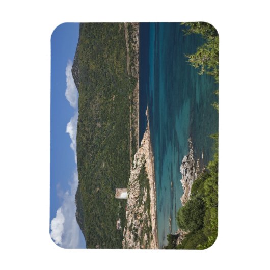 Italië, Sardinië, Teulada. Spaanse toren. Magneet (Verticaal)