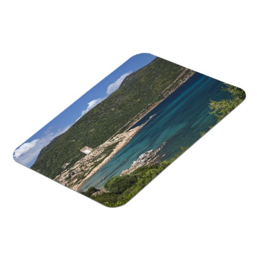 Italië, Sardinië, Teulada. Spaanse toren. Magneet (Linkerzijde)