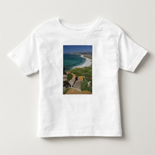 Italië, Sardinië, Tharros. Uitzicht uit Spanje Kinder Shirts (Voorkant)