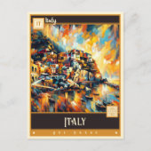 Italië |  schilderij briefkaart (Voorkant)
