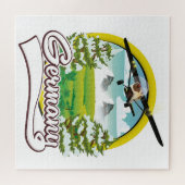 Italië Scooter Reizen logo Legpuzzel (Horizontaal)