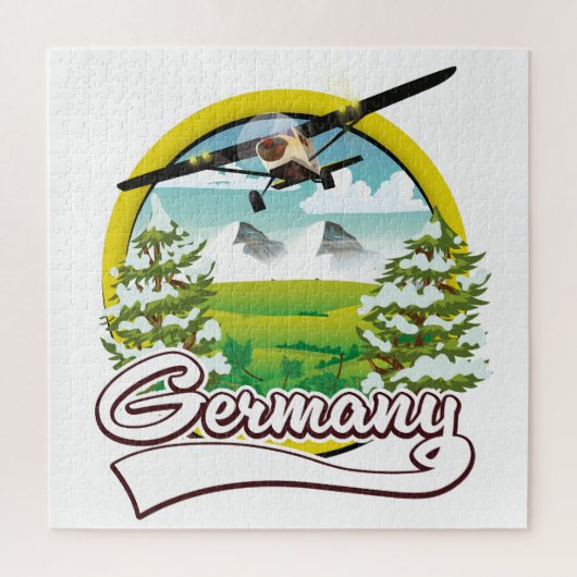 Italië Scooter Reizen logo Legpuzzel (Verticaal)